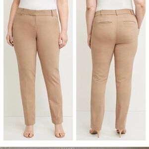 NWT Lane Bryant The Allie Crop Khaki Pants Size 28
